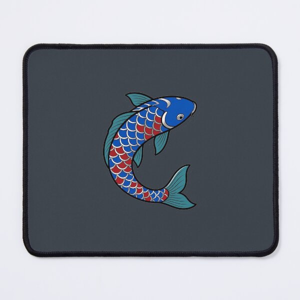 Item preview, Elegant Blue Koi Fish Japanese Carp designed and sold by Owcomm.