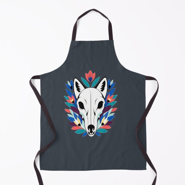 Item preview, Mystical Animal Skull With Floral Foliage designed and sold by Owcomm.