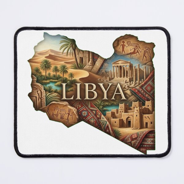Item preview, Libya Heritage Map designed and sold by M1-brand.