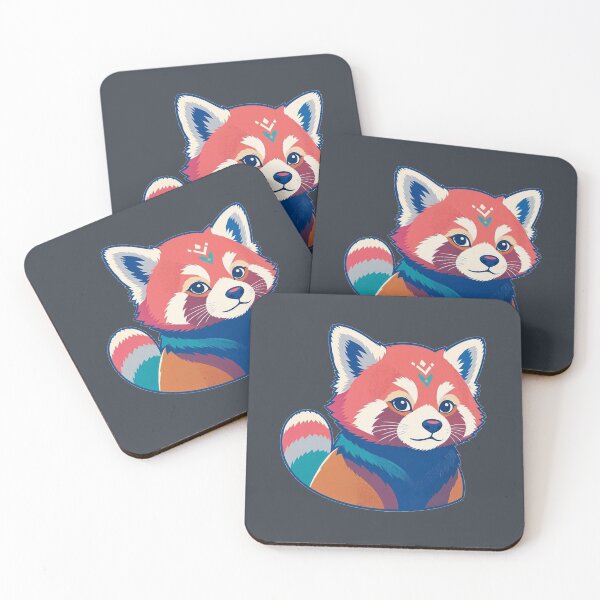 Item preview, Cute Red Panda Tribal Geometric Portrait designed and sold by Owcomm.