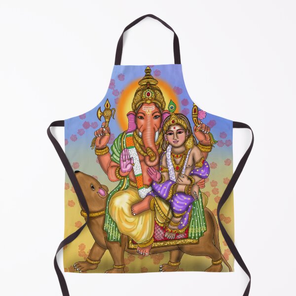 Item preview, Lord Ganesha and Kartikeya Digital Drawing | Hindu Brothers Divine Artwork designed and sold by Harshit_Digital_Arts.