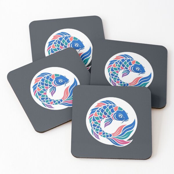 Item preview, Beautiful Japanese Koi Fish Vector Illustration designed and sold by Owcomm.