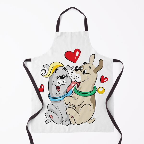 Item preview, Cute Dog Couple in Love designed and sold by Ekaterina Biserova.