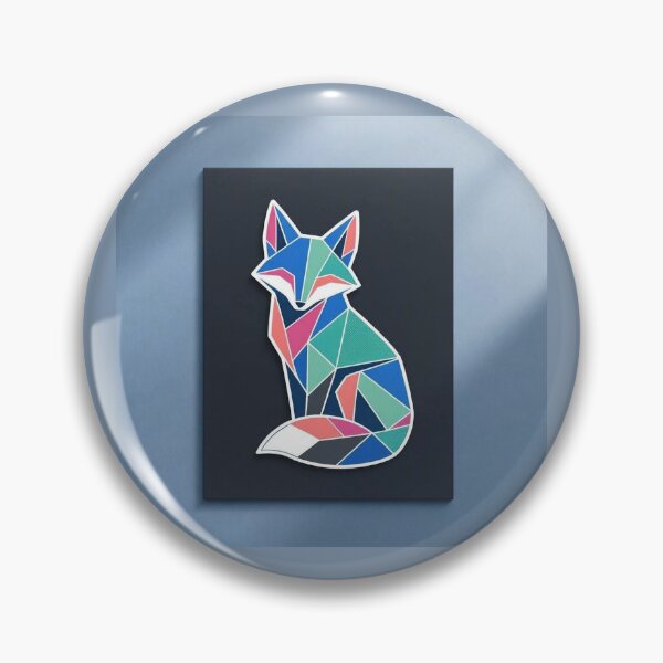 Artikelvorschau, Geometrische, farbenfrohe Polygon-Fuchs-Illustration entworfen und verkauft von Owcomm.