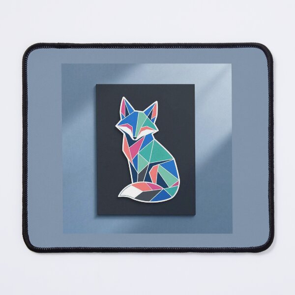 Item preview, Geometric Colorful Polygon Fox Illustration designed and sold by Owcomm.