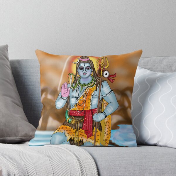 Item preview, Lord Shiva Digital Drawing | Mahadev Hindu God Spiritual Artwork Illustration designed and sold by Harshit_Digital_Arts.