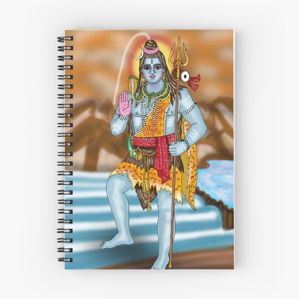 Item preview, Lord Shiva Digital Drawing | Mahadev Hindu God Spiritual Artwork Illustration designed and sold by Harshit_Digital_Arts.