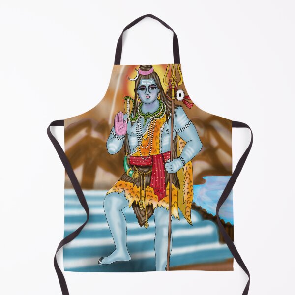 Item preview, Lord Shiva Digital Drawing | Mahadev Hindu God Spiritual Artwork Illustration designed and sold by Harshit_Digital_Arts.