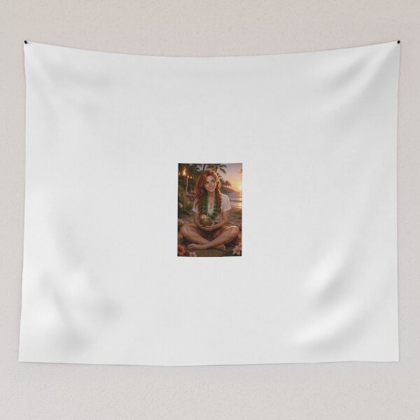 Item preview, Rowan Fletcher aloha spirit at sunset beach designed and sold by CathryneDelamort.