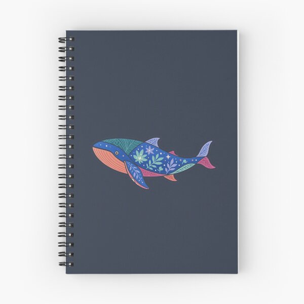 Item preview, Magical Floral Whale Ocean Life Illustration designed and sold by Owcomm.