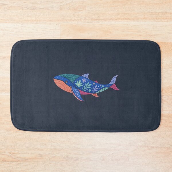Item preview, Magical Floral Whale Ocean Life Illustration designed and sold by Owcomm.