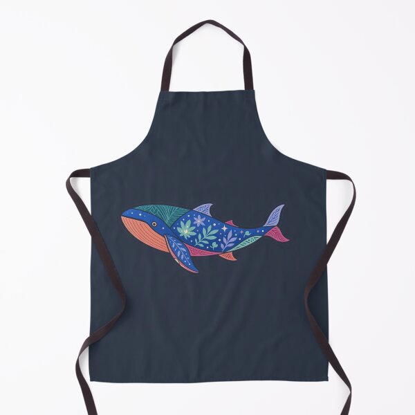 Item preview, Magical Floral Whale Ocean Life Illustration designed and sold by Owcomm.