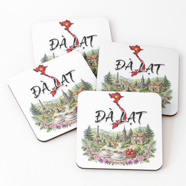 Item preview, Da Lat Vietnam Highland City Coffee Strawberries designed and sold by Danh Style.