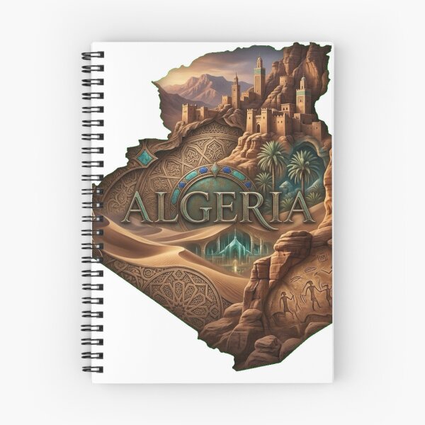 Item preview, Algeria Heritage Map designed and sold by M1-brand.