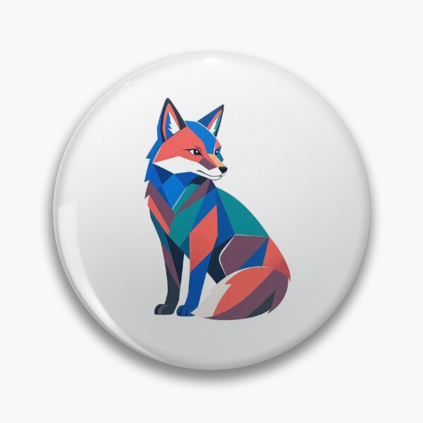 Item preview, Geometric Colorful Fox Illustration designed and sold by Owcomm.