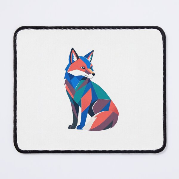 Item preview, Geometric Colorful Fox Illustration designed and sold by Owcomm.
