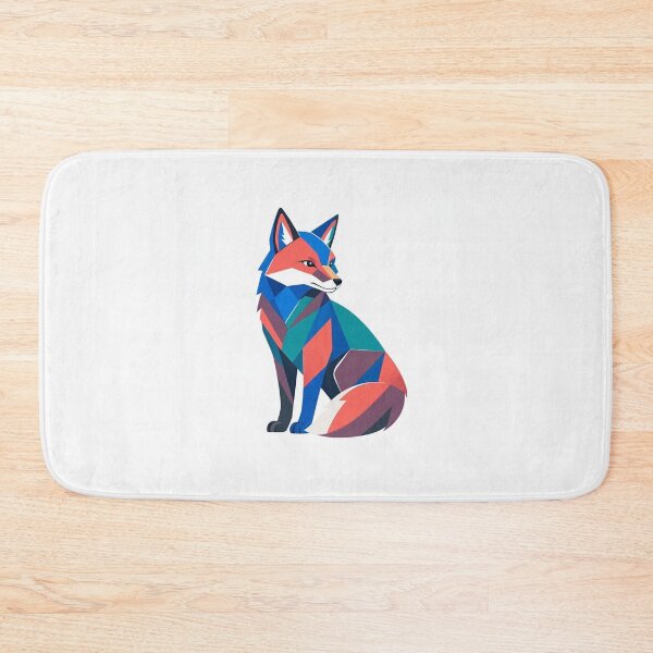 Item preview, Geometric Colorful Fox Illustration designed and sold by Owcomm.