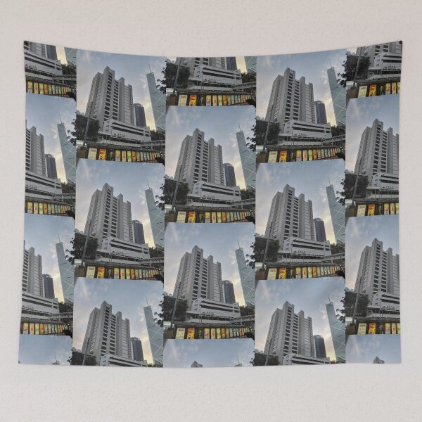 Item preview, High Rise Buildings in Hong Kong Wan Chai – Urban Architecture Photography designed and sold by pbchan.