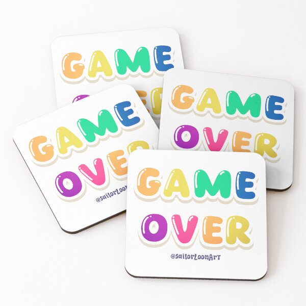 Item preview, Game Over designed and sold by SailorLoonArt.