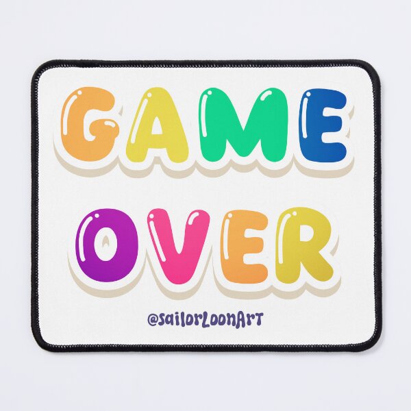 Item preview, Game Over designed and sold by SailorLoonArt.
