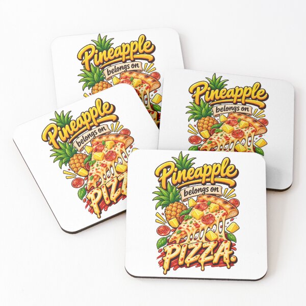 Item preview, Pineapple Belongs On Pizza designed and sold by thebigleebowski.