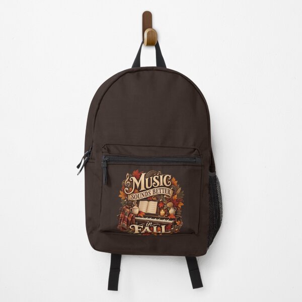 Item preview, Music Sounds Better in Fall – Cozy Autumn Music Lover Design designed and sold by astersgraphics.