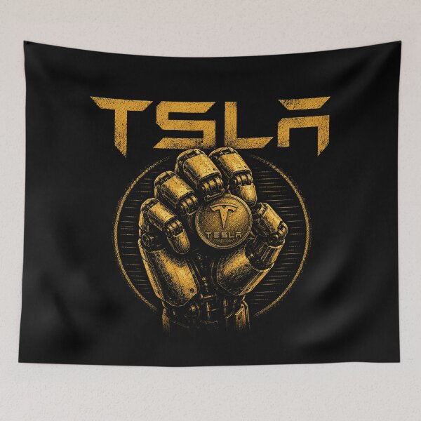 Item preview, TSLA Bull – Stock Market Investor Design designed and sold by TEEJAMBOREE.