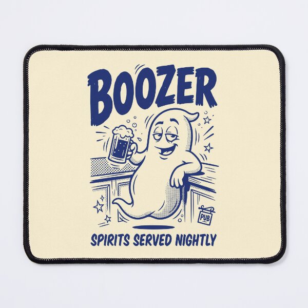 Item preview, Boozer Spirits Served Nightly Funny Ghost designed and sold by 89shirts.