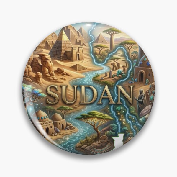 Item preview, Sudan Heritage Map designed and sold by M1-brand.