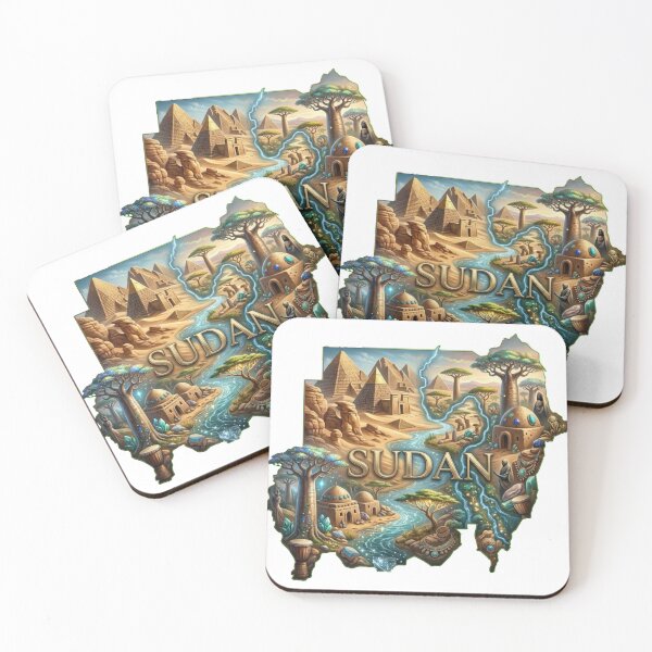 Item preview, Sudan Heritage Map designed and sold by M1-brand.