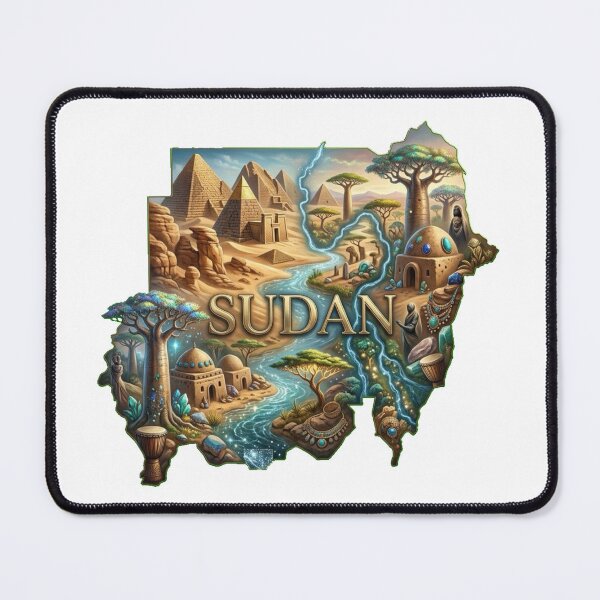Item preview, Sudan Heritage Map designed and sold by M1-brand.