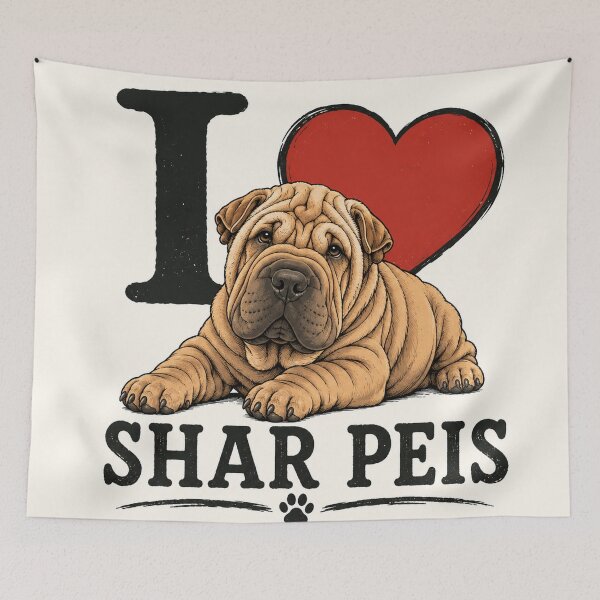 Item preview, I LOVE SHAR PEIS 5 designed and sold by SHARPEI.
