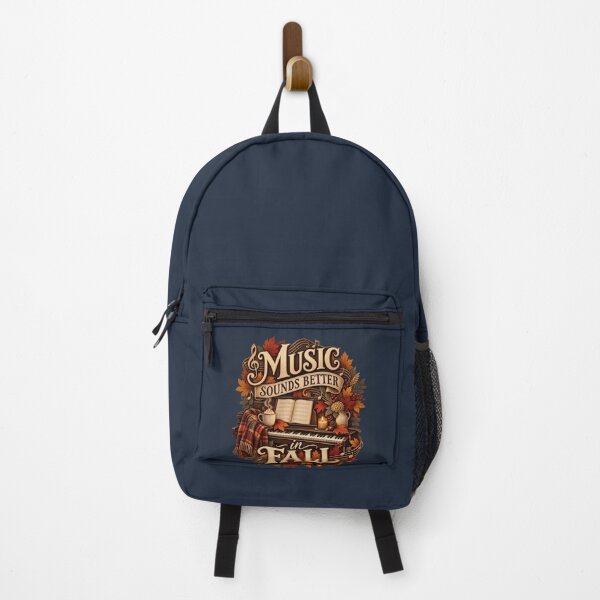 Item preview, Music Sounds Better in Fall – Cozy Autumn Music Lover Design designed and sold by astersgraphics.
