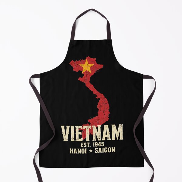 Item preview, Vintage Vietnam Map Flag EST 1945 Hanoi Saigon Vietnamese Heritage designed and sold by Danh Style.