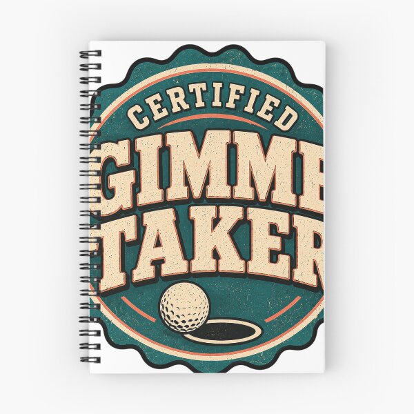 Item preview, Certified Gimme Taker Funny Golf Vintage Badge designed and sold by EastEndTownie.