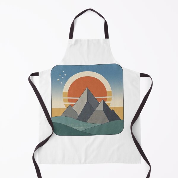 Item preview, Retro Mountain Sunset Horizon Landscape designed and sold by Owcomm.