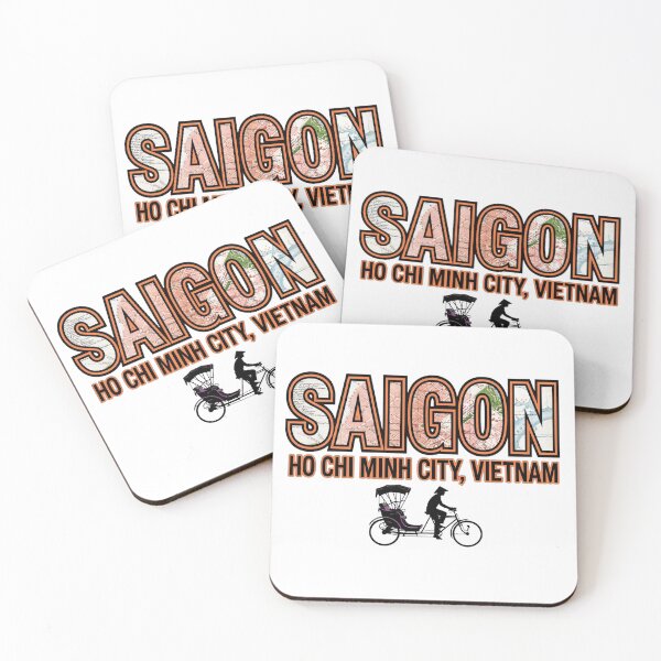 Artikelvorschau, Saigon Kartografie - Ho-Chi-Minh-Stadt - Vintage Cyclo entworfen und verkauft von Danh Style.