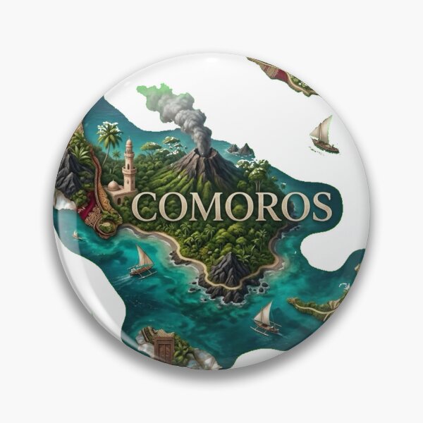 Item preview, Comoros Heritage Map designed and sold by M1-brand.
