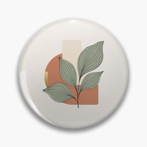 Item preview, Modern Botanical Leaves With Geometric Shapes designed and sold by Owcomm.