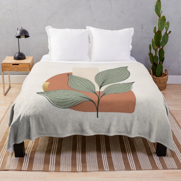 Item preview, Modern Botanical Leaves With Geometric Shapes designed and sold by Owcomm.