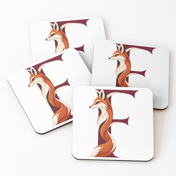 Item preview, Letter F Fox Alphabet Art designed and sold by tmoca.