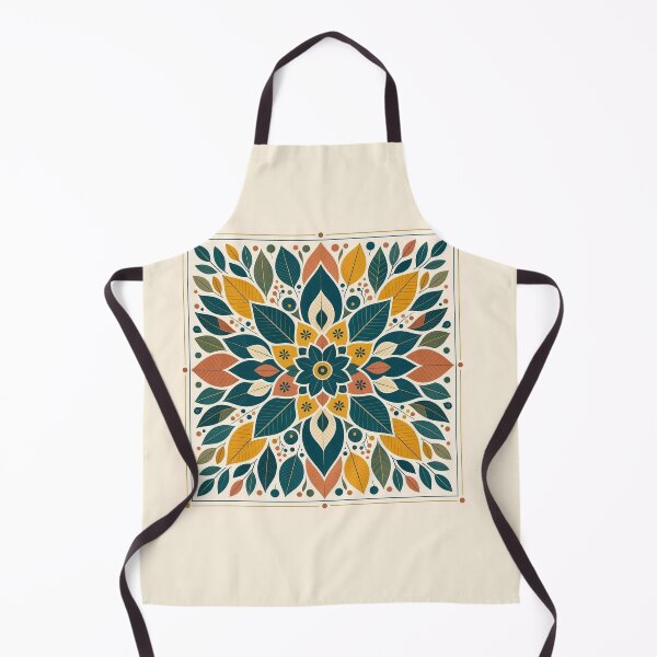 Item preview, Decorative Autumn Floral Leaves Mandala Pattern designed and sold by Owcomm.