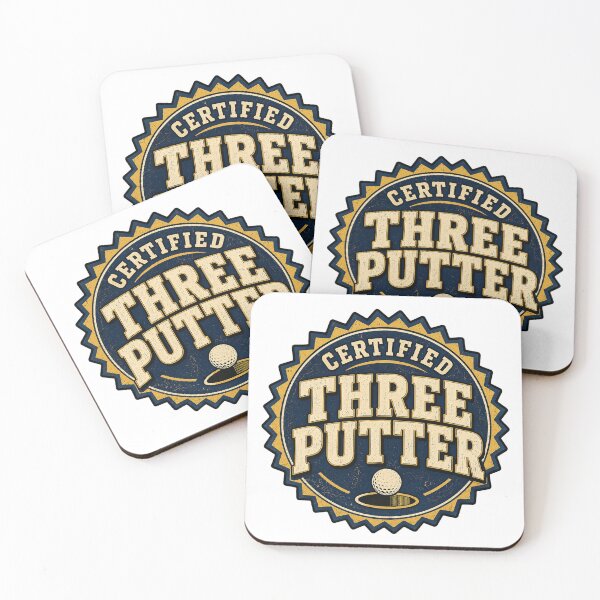 Item preview, Certified Three Putter Funny Golf Vintage Badge designed and sold by EastEndTownie.