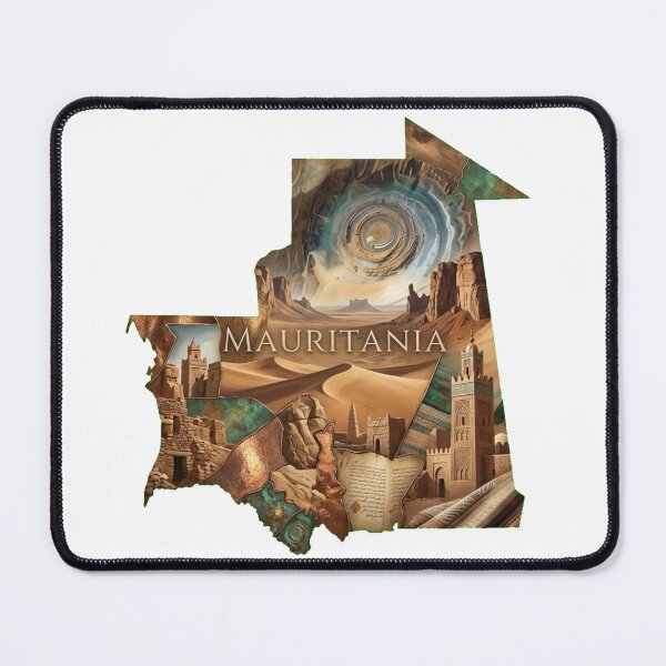 Item preview, Mauritania Heritage Map designed and sold by M1-brand.