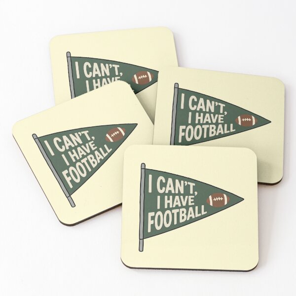 Item preview, I Can't I Have Football Vintage Pennant Flag designed and sold by LuloCreative.