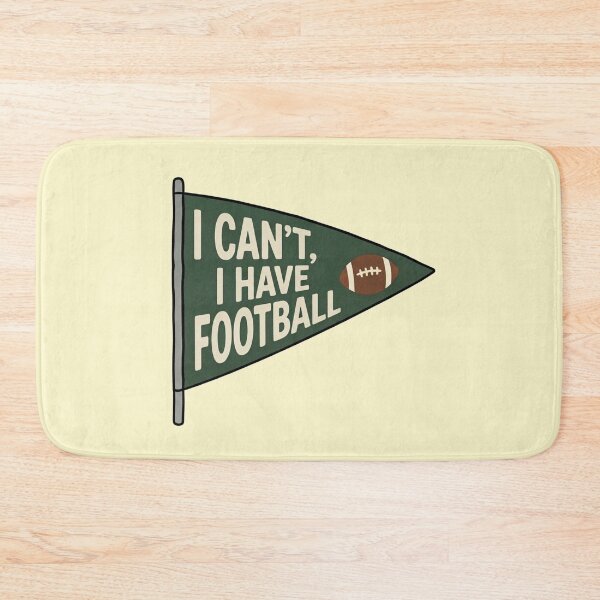 Item preview, I Can't I Have Football Vintage Pennant Flag designed and sold by LuloCreative.