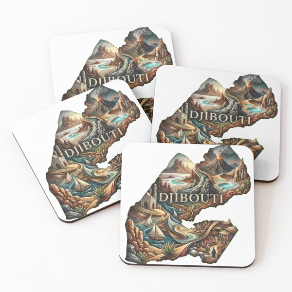Item preview, Djibouti Heritage Map designed and sold by M1-brand.