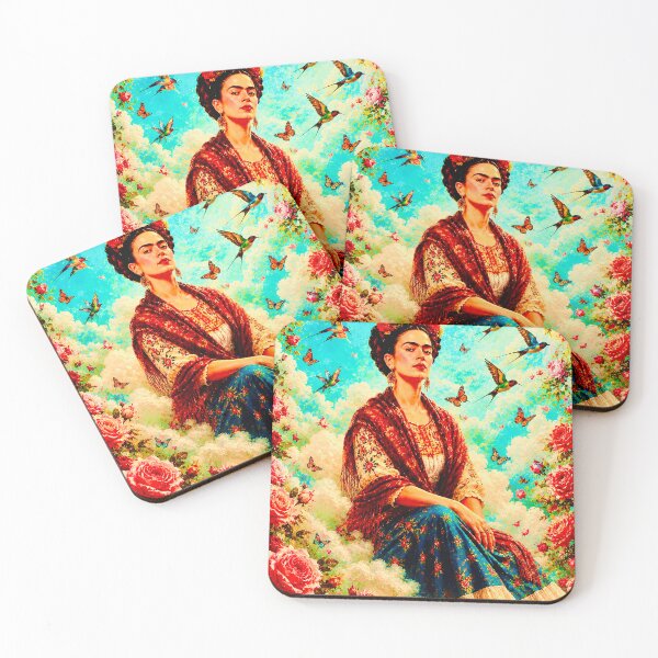 Item preview, Frida Cloud-Floating with Butterflies & Hummingbirds designed and sold by reggiemercedes.