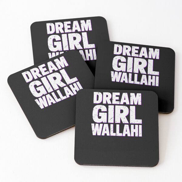 Item preview, Funny Dream Girl Wallahi Meme Distressed Lettering Art designed and sold by elderberry.