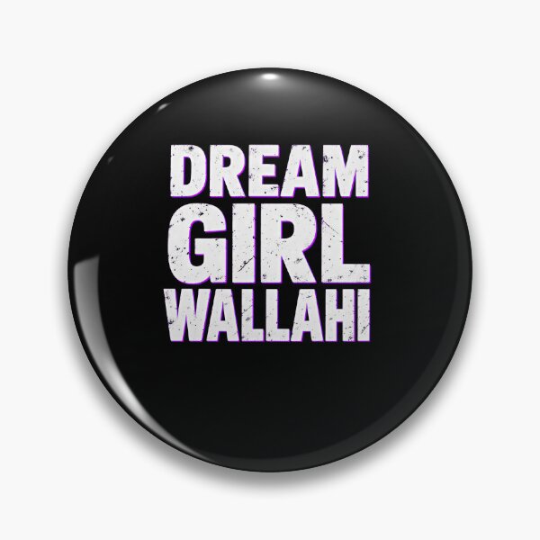 Item preview, Funny Dream Girl Wallahi Meme Distressed Lettering Art designed and sold by elderberry.